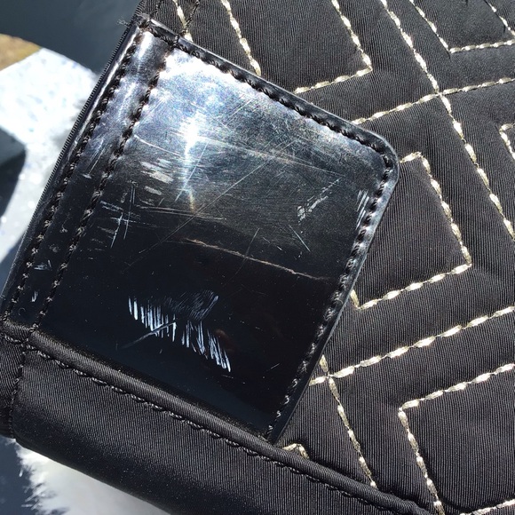 Tory Burch Ella Diamond Print Tote - Picture 5 of 16